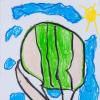 wyróżnienie „Lot Potockiego balonem” Adam Lula, lat 5,5, Przemyśl, op. Anna Lula
